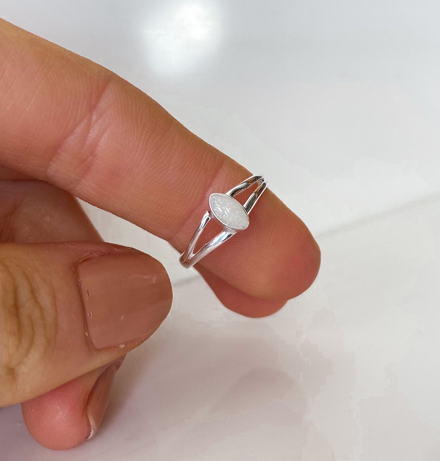 Double Band Marquise Ring