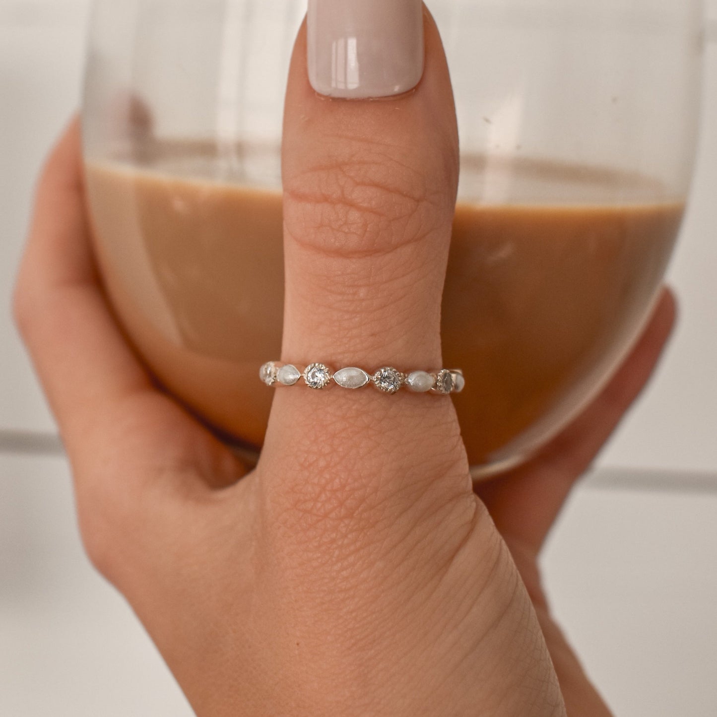 Marquise Gem Band