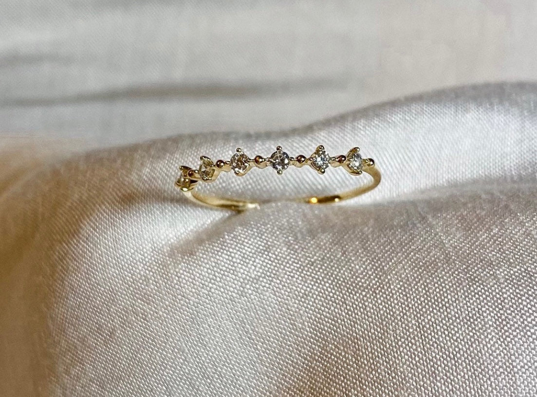 Dainty Gemstone Band
