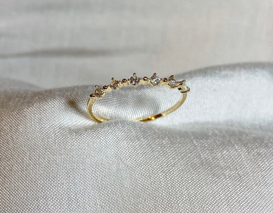 Dainty Gemstone Band