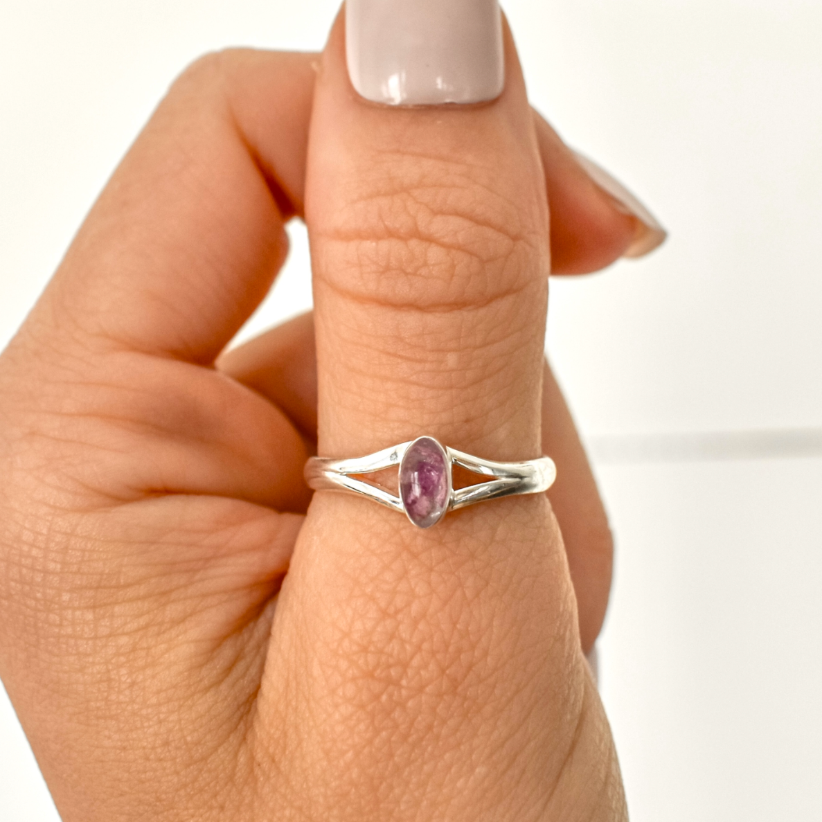 Double Band Marquise Ring