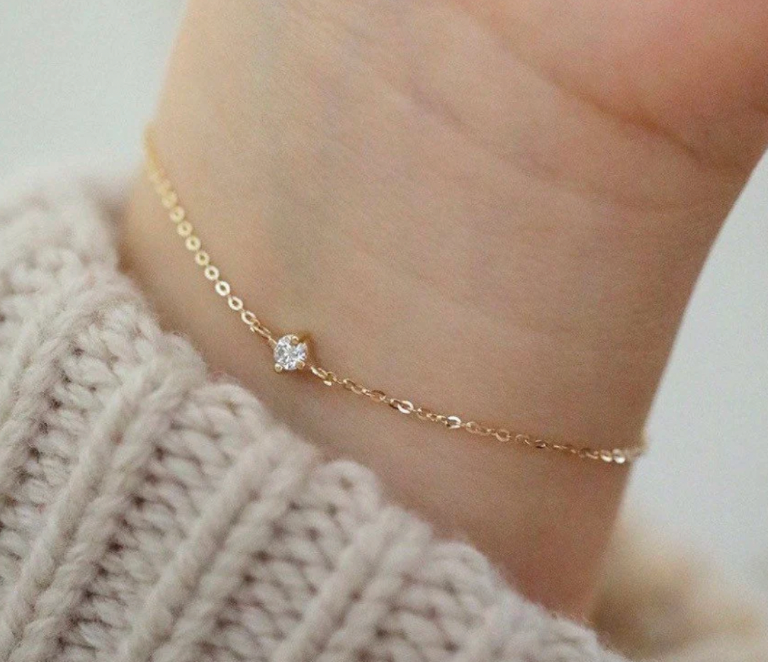 Dainty Gemstone Bracelet