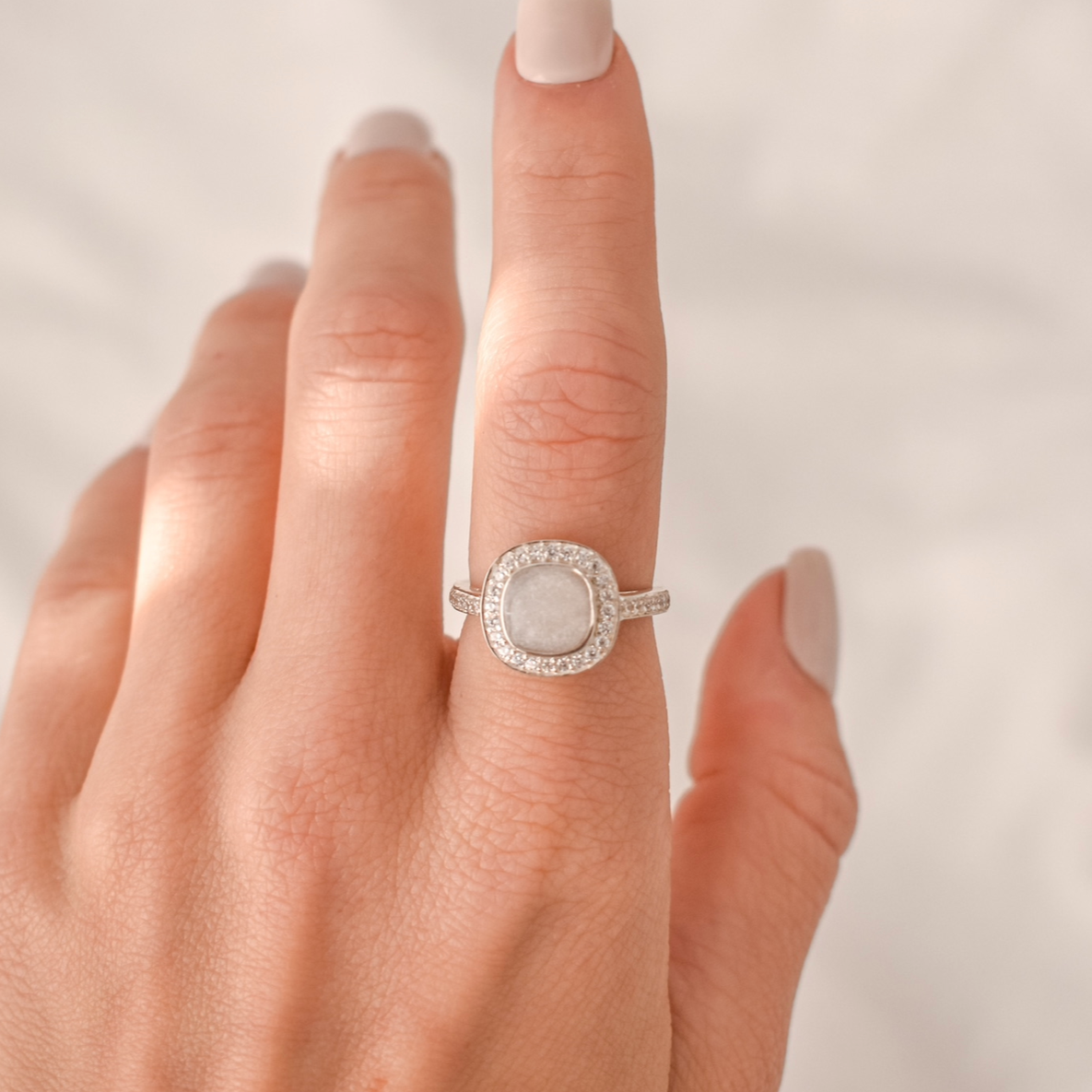 Cushion Halo Ring